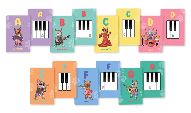 Instrument Explorer Music Alphabet Cards