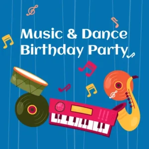 music dance birthday